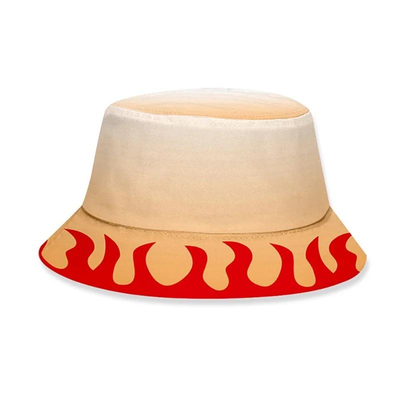 Anime Demon Slayer Cap Cosplay Props Kamado Tanjirou Nezuko Καπέλο εκτύπωσης με κάδο καπέλο Sunhat Γυναικεία Καπέλα Ψαράς Αξεσουάρ Στολή