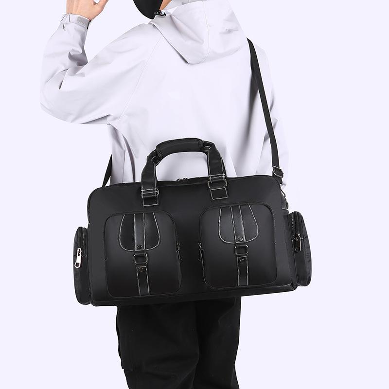 Men's Large-capacity Travel Bag, Short-distance Business Trip Carry-on Bag, Outdoor Casual Commuting Storage Bag