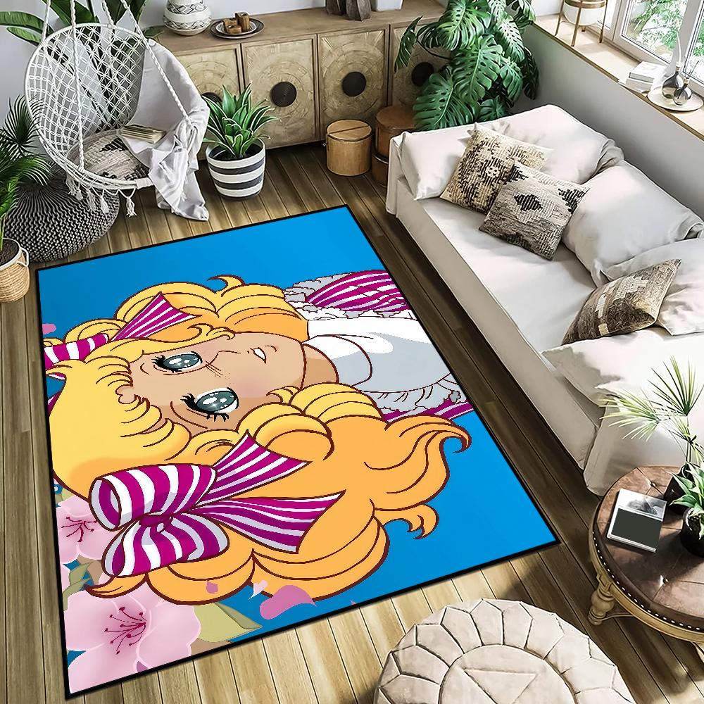 cute cartoon c-Candy Candy Anime Kurin Home Bedside Rug Kitchen Floor Mat Hallway Balcony Carpet Entrance Doormat hogar Decor