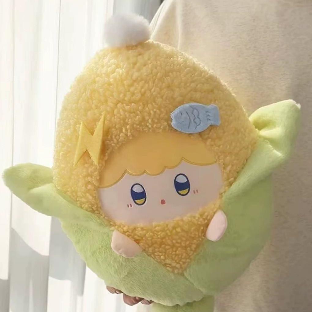 Plush Corn Pillow Cartoon Vegetable Soft Toy For Kids And Teens Gift