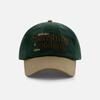 Women's Korean New Fashion Brand Letter Embroidery Baseball Hat Men's Street Fashion Contrasting Color Splicing Baseball Cap