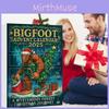 Bigfoot Advent Calendar Christmas Themed Acrylic Hanging Decor For Festive Celebrations
