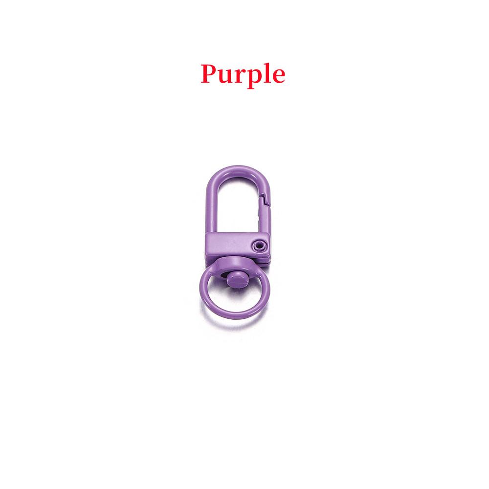 10pcs/lot 12*33mm Dog Buckle Zinc Alloy Bag Hook Buckle Key Ring Connectors For DIY Jewelry Making Supplies