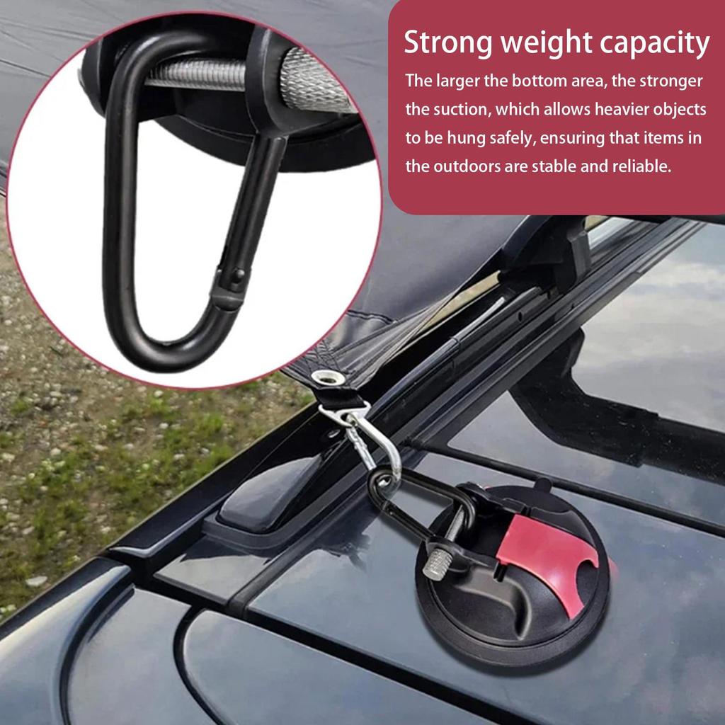 Window Suction Cups Heavy Duty 2X Large Suction Cup Hooks Heavy Duty Glass Window Shower Wall Organizer Securing Hook Tie Down