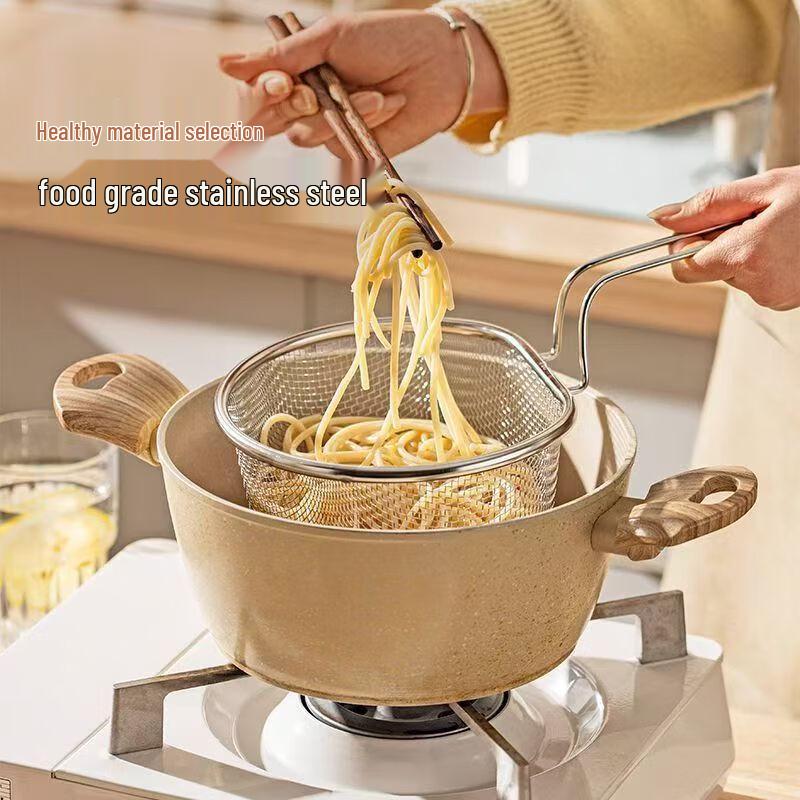 304 Stainless Steel Semi-circular Frying Basket Set
