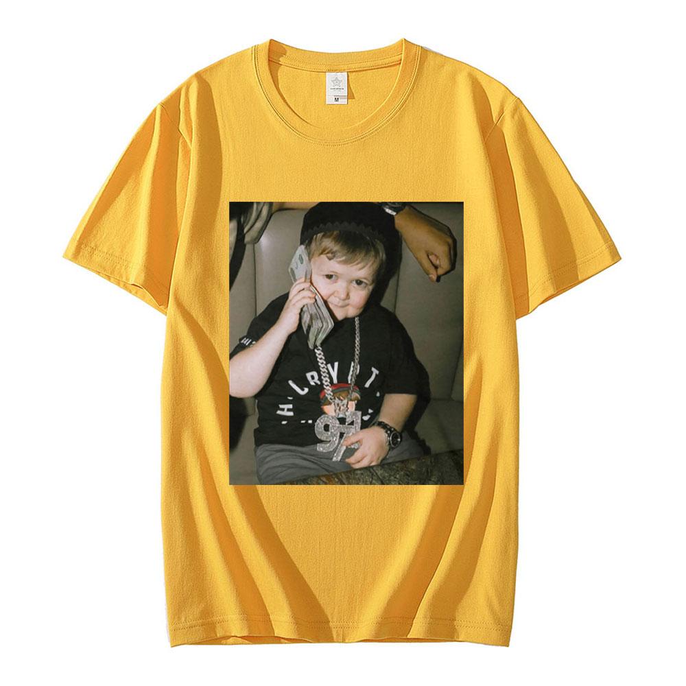 Hasbulla Fighting Meme Tshirt Mini Khabib Blogger Graphic Tshirts Unisex Women High Quality Oversized Tee Shirt Unisex Streetwear