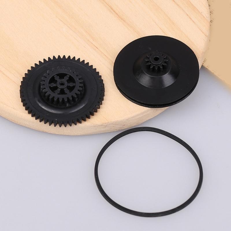 High Performances Gear Belt Kit Plastic Cassette Deck Gear Loader Driver Belt For Sound Video Equipment Repair Part