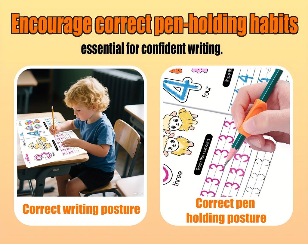 Preschool Learning Activities Educational Workbook Alphabet Letter Tracing Color Books for Kids ABC Busy Book for Boys Girls