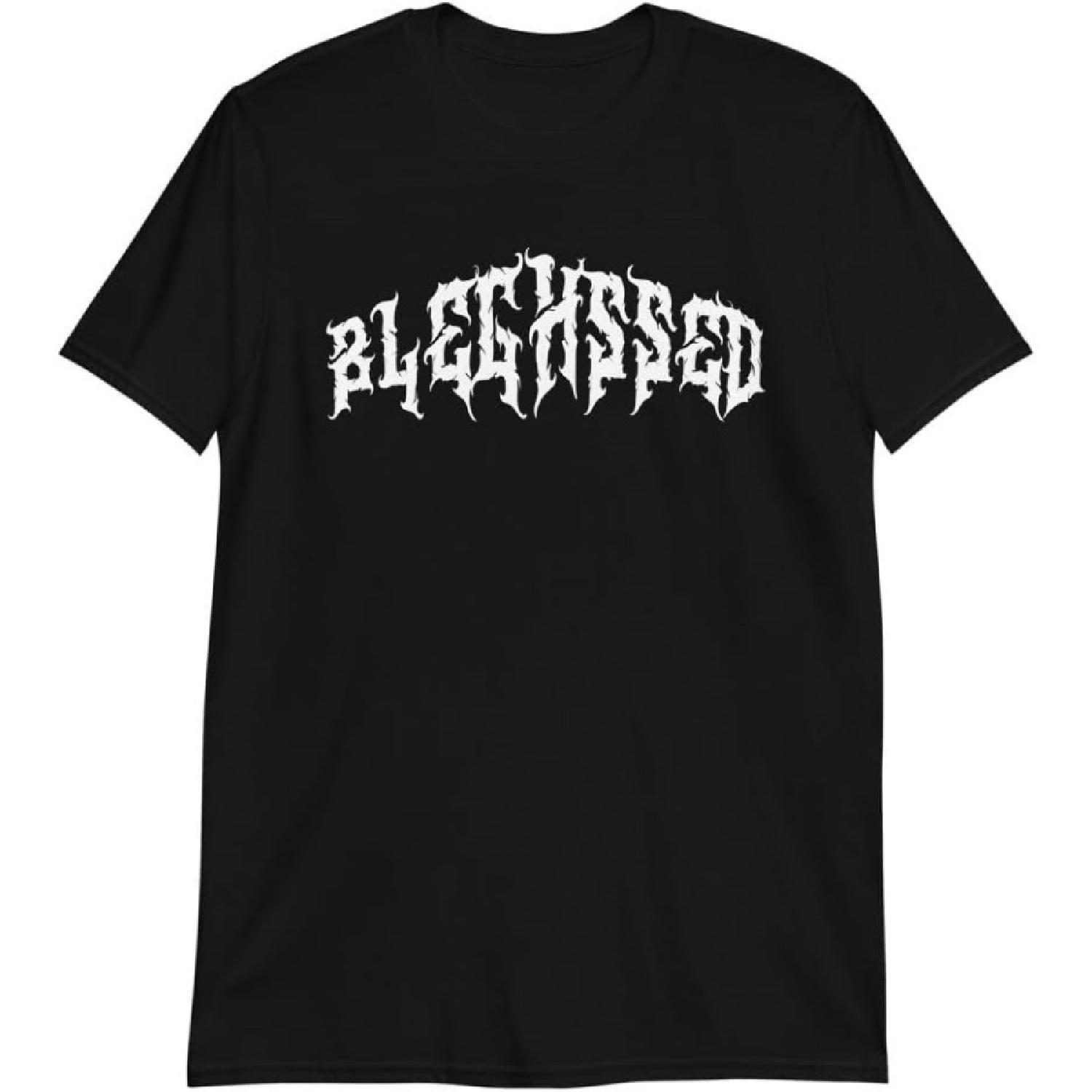 Проклятая футболка Смешная Death Metal Deathcore Blegh Футболка S разноцветный