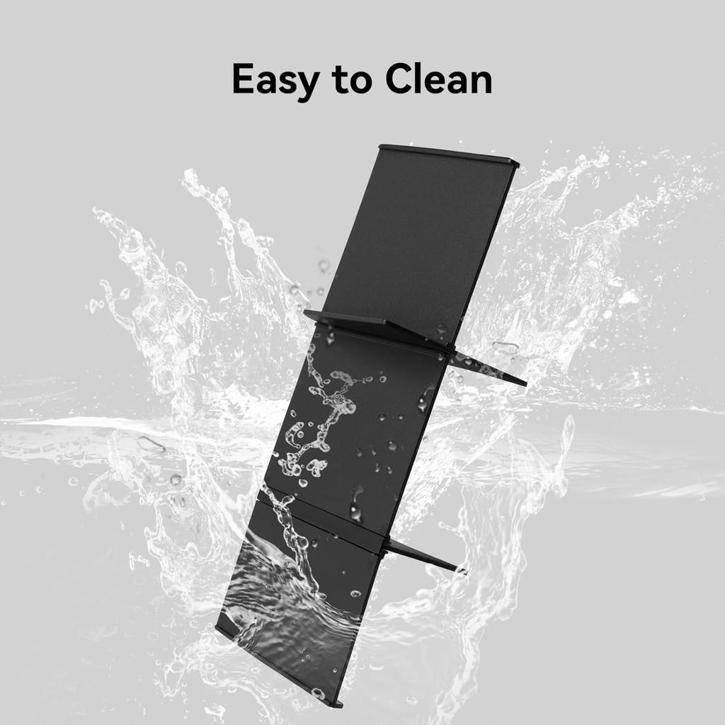 LUCKEASY Glove Box Divider For Hyundai Santa Fe 2026 2025 2024 Organizer Divider For Santa Fe Accessories ABS All-Weather Waterproof Black