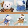 Plush Bear Toy With Clothing For Couples Romantic Gift For Women