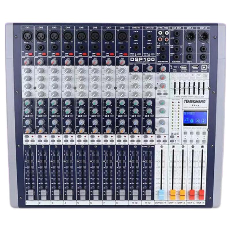 TEMEISHENG LT-12 Professional Audio Mixer CN plug (adapter included)