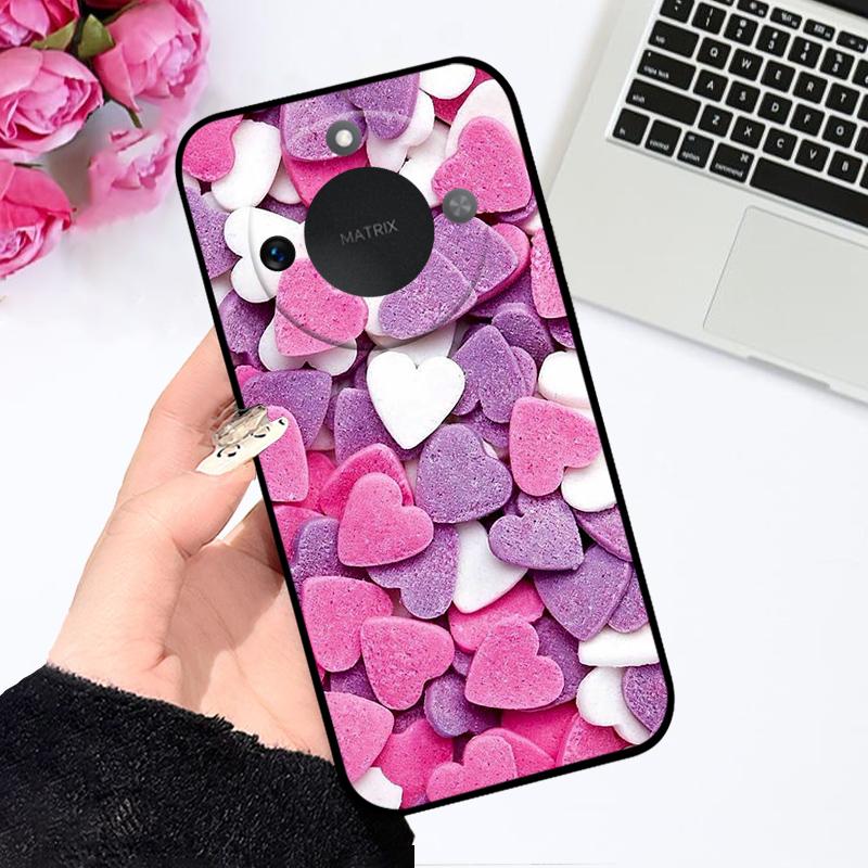 Case For Honor X9c Smart 5G Soft Silicone TPU Phone Cover For Huawei Honor X60 Protective Fundas Bumper Cartoon Color Painted
