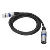 XLR Male to Female Microphone Cable Lossless Low Noise 3 Pin XLR Male to XLR Female Cable for Microphones Speakers