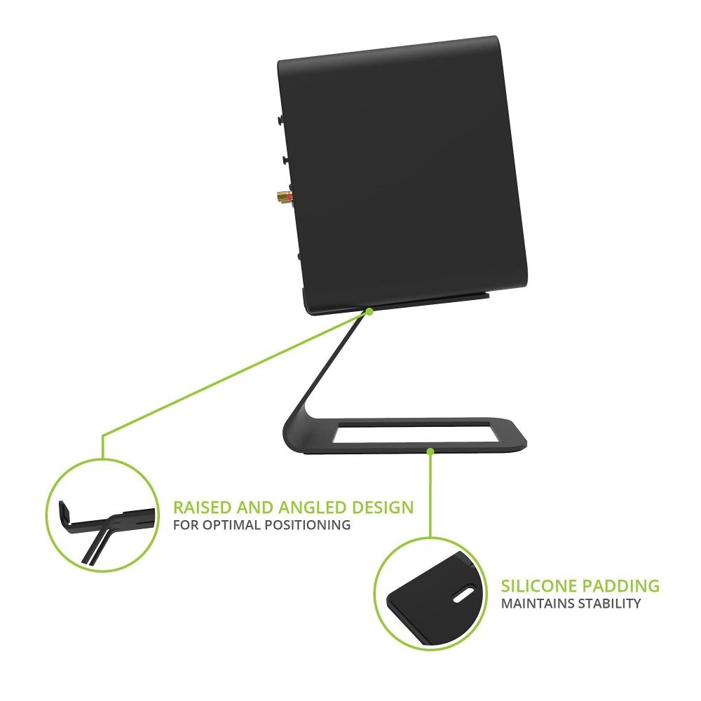[]Kanto Desktop Speaker Stand SE4 Black