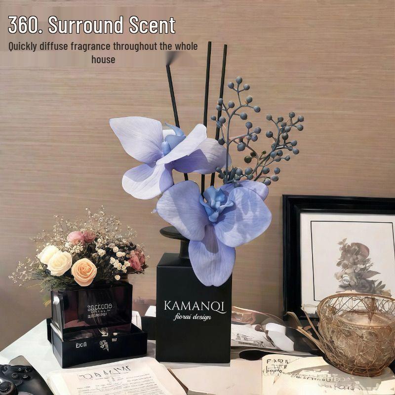Fireless Aroma Diffuser: Long-Lasting Home Fragrance, Ideal for Bedroom, Bathroom, Lazy Weekend, and Decorative Dried Flower Displays