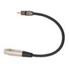 3.5mm To XLR Microphone Cable DC 3.5mm Male To XLR Female Microphone Connection Cable0.3m