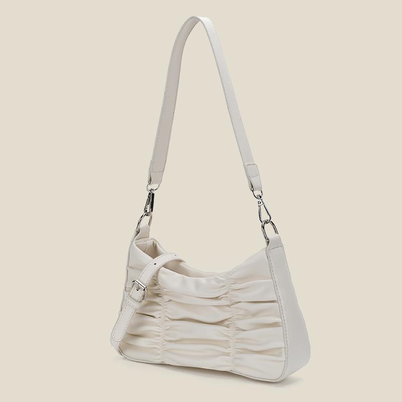 

Vintage pleated chain baguette armpit women s 2024 new ins versatile niche texture shoulder messenger bag