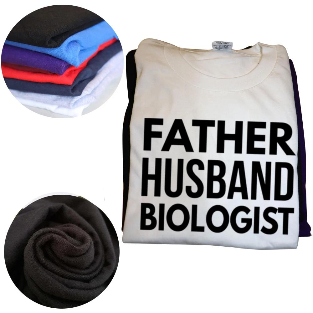Father Husband Biologist T Shirt Funny Short Sleeves DNA Genetic Engineering Science Birthday Gifts T-shirt Mens Clothing