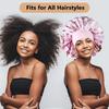 Silk Sleep Bonnets Elastic Satin Hat Fashion Nightcap  Beauty
