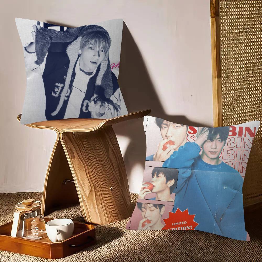 Kpop Group TxT Soobin   Personalized Pillow Dust Cover Bedroom Kids Party Decoration Pillowcase Birthday Children Gift