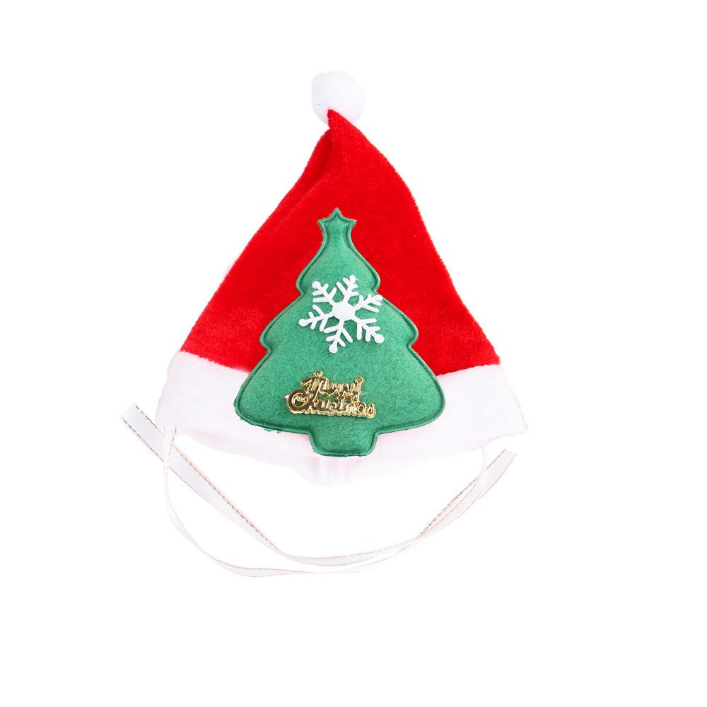 New Pet Decal Hat Christmas Cat Dog Christmas Hat Cartoon Hat Santa Hat Pet Decorative Hat
