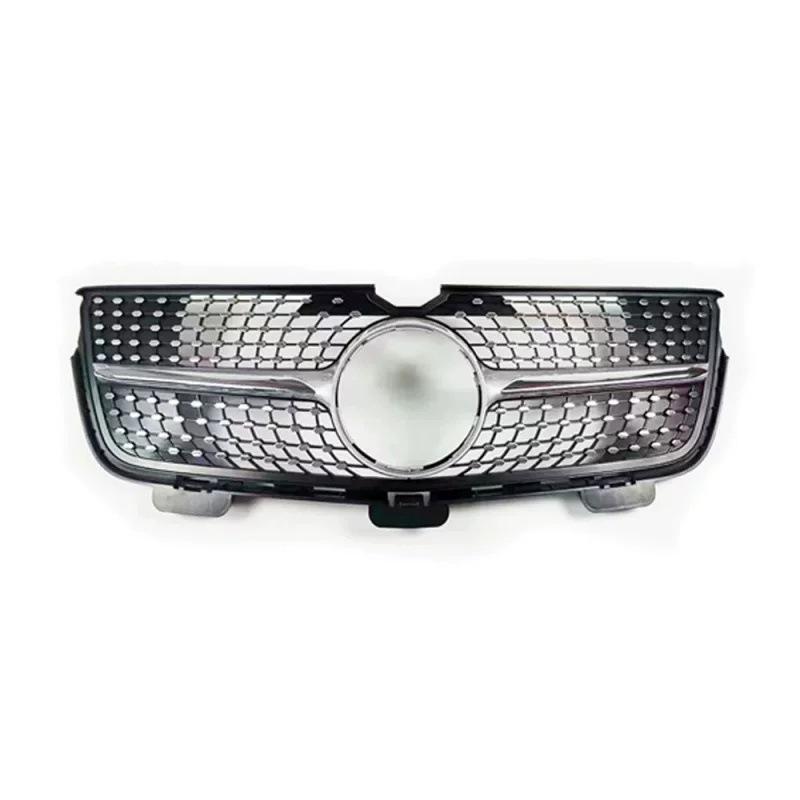 Compatible Mercedes-Benz GL X164 (2005-2012) GT Style Front Bumper Grille Cover