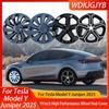 Wheel Hub Cap For Tesla Model Y Juniper 2025+ Car Replacement Wheel Cap 19 Inch Performance Automobile Hubcap Cover Accessories