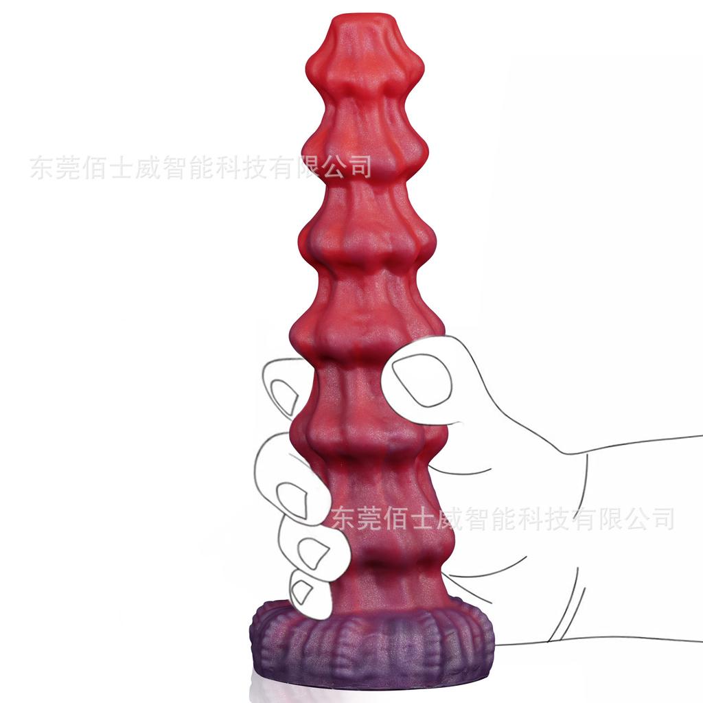 Alien Penis Candy Colored Liquid Silicone Male And Female Masturbator Anal Plug Orgasmic Wand Adult Sex Toy