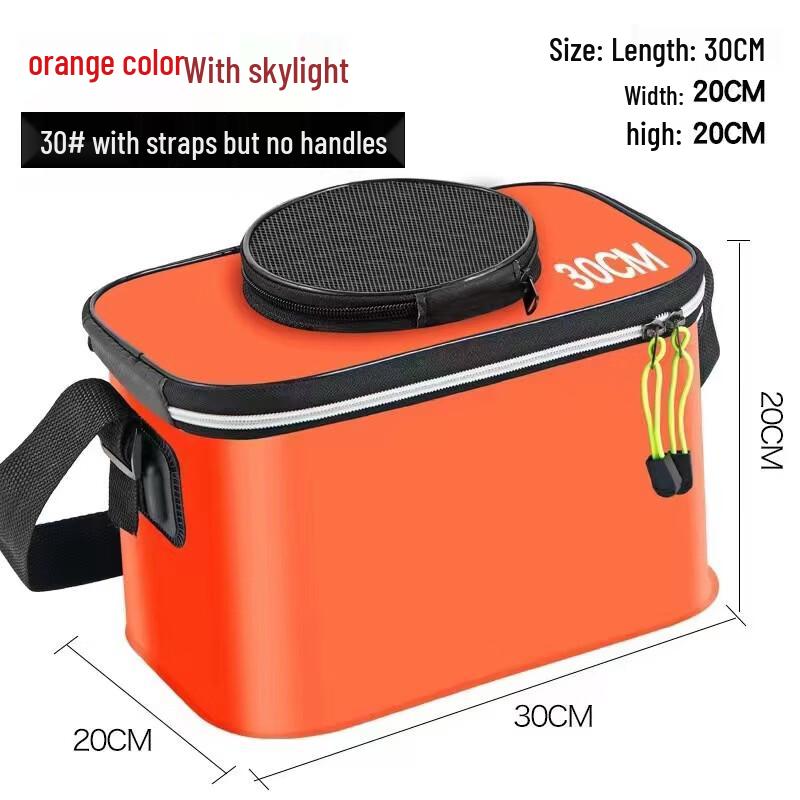 Foldable EVA Fishing Live Bait Bucket