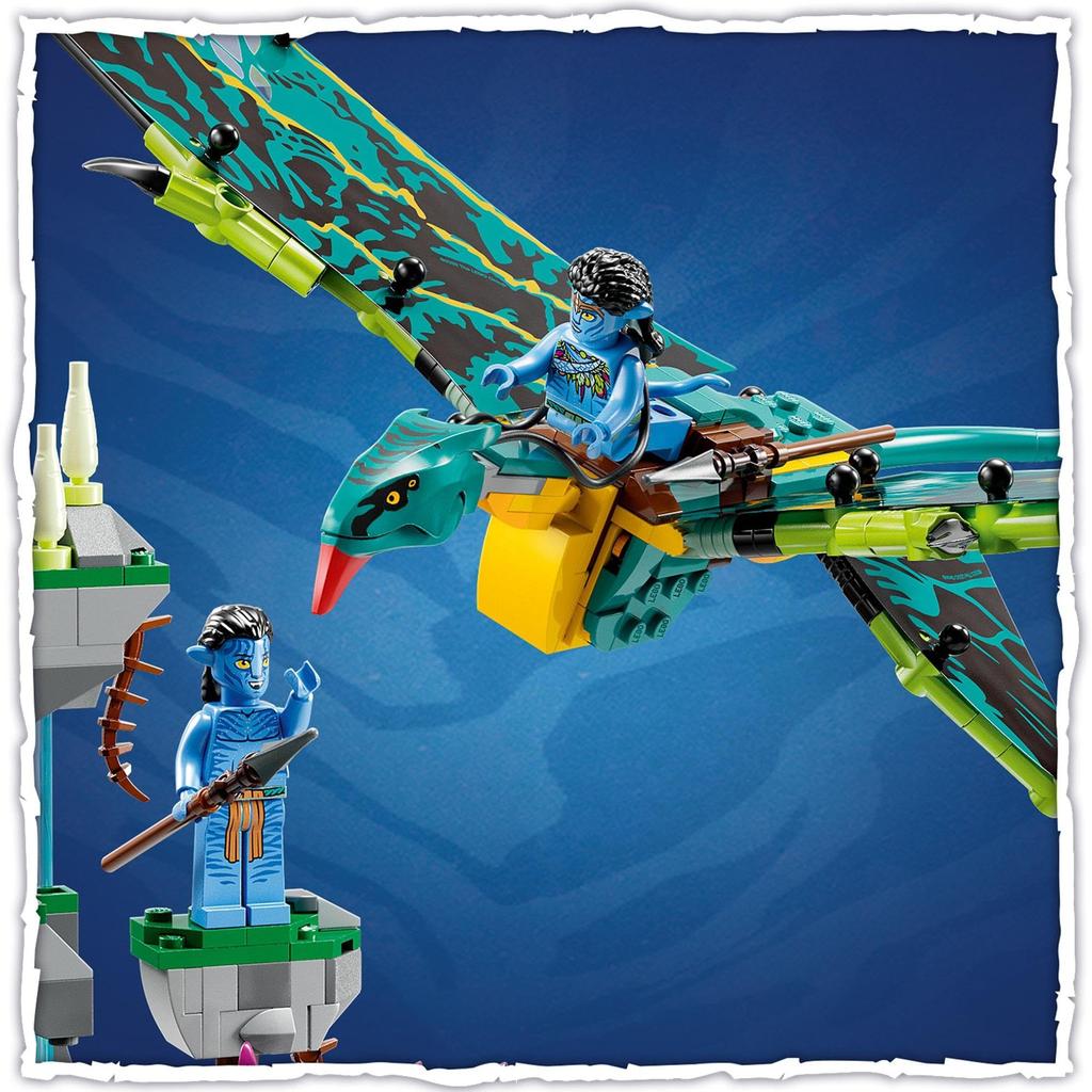 LEGO Avatar: Jake and Neytiri's First Flight of the Banshee 75572, a Fantastic Movie Gift for Boys and Girls Ages 9 and Up.
