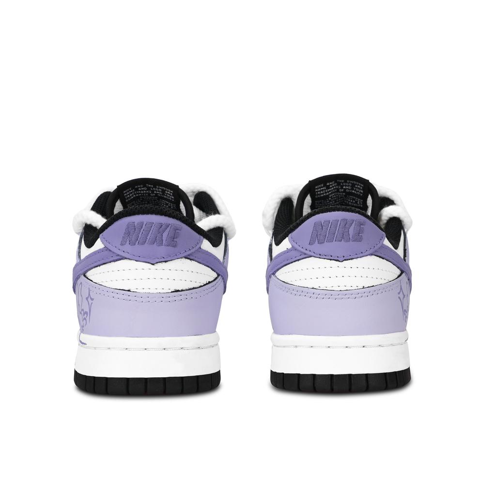Nike Dunk Black White, Ni Diecuo Li Abrasion Resistant Abrasion Resistant Low Top Skateboard Shoes Unisex Purple DD1391-100(Team883-)