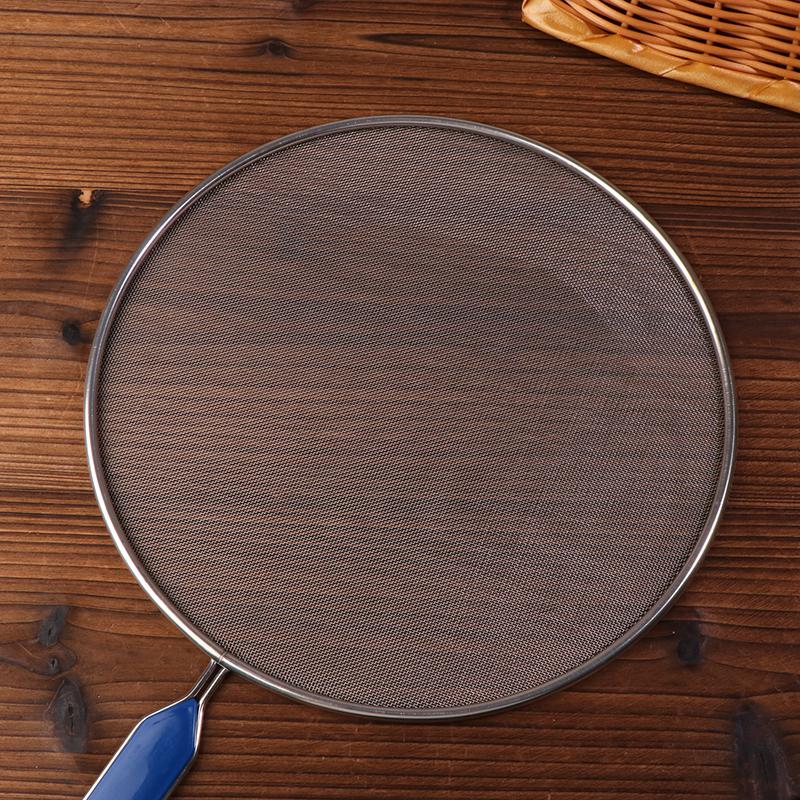 Grease Splatter Screen Guards Mesh Stainless Steel Anti Splatter Guard Oil Net Splash Cover Pan Pot Frying Oil Cooking Cover