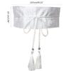 Japanese Style Clothing Kimono Wide Belt Women Sash Tie Streetwear Hanfu Belt Chinese Embroidered Fower Tassel Bandage Belt
