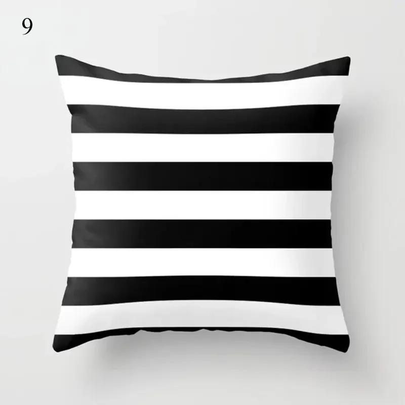 45*45Cm Yellow Print Cushion Pillowcase Geometric Hug Pillowcase Home Chair Sofa Decorative Cushion Square Pillowcase