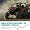 Alocs Shock Spanner Wrench for Polaris, Shock Absorber Spanner/Drive Clutch Shock Wrench Compatible with Polaris XP 550 RZR General 1000 Sportsman