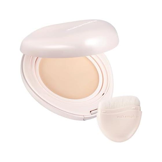 wakemake Water Glow Coating Balm 02 Vanilla Ivory Bescos Award-winning Korean Cosmetics Balm Foundation Glossy Skin Adhesion Moisturizing Bare Skin