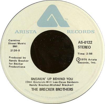 7inch Record BRECKER BROTHERS - Sneakin' Up Behind You AS0122 Arista 1975 US Soul/Funk Used