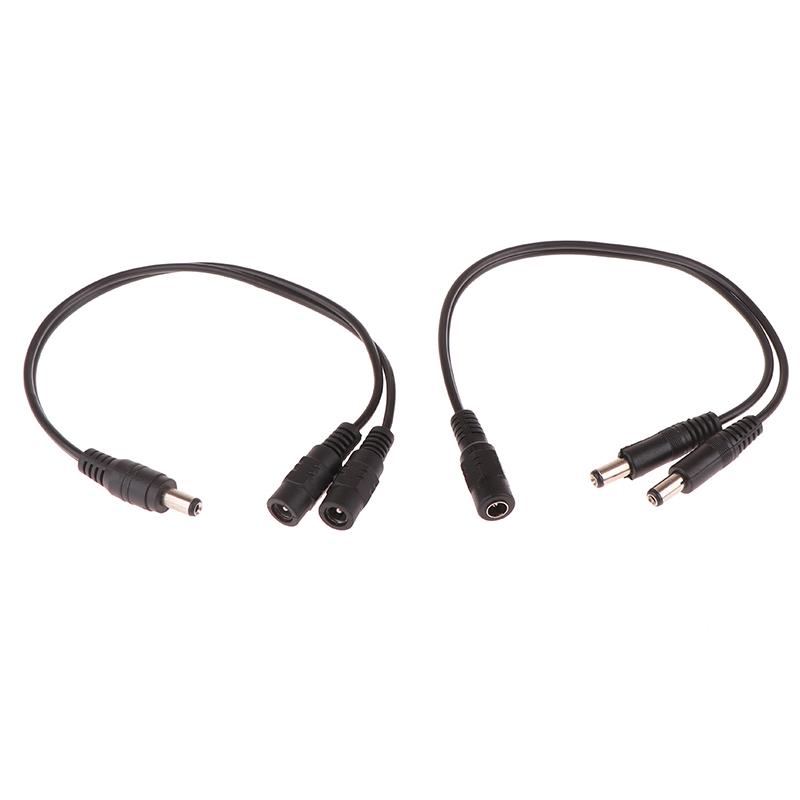 Dc 12V 1 Female To 2 Male Power Split Splitter Cable For Cctv Camera Security Dvr Accessories Led Light Strip