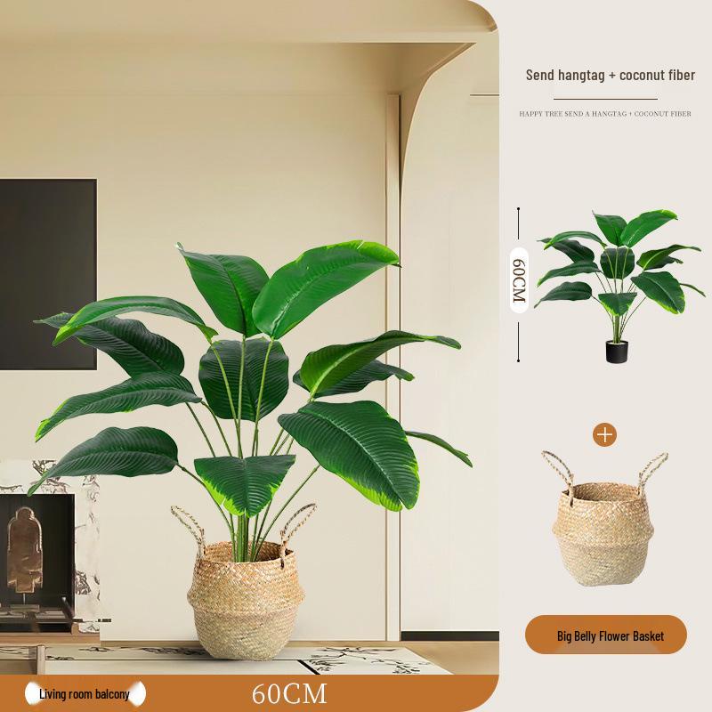 Árbol Artificial Ave del Paraíso - Planta de Suelo Grande para Interiores para Decoración de Sala de Estar
