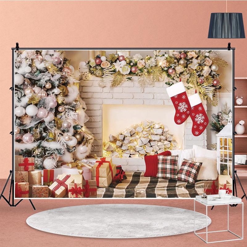 

Рождественский гобелен фон для фотосъемки реквизит фон ткань декор для вечеринки A-125x80cm