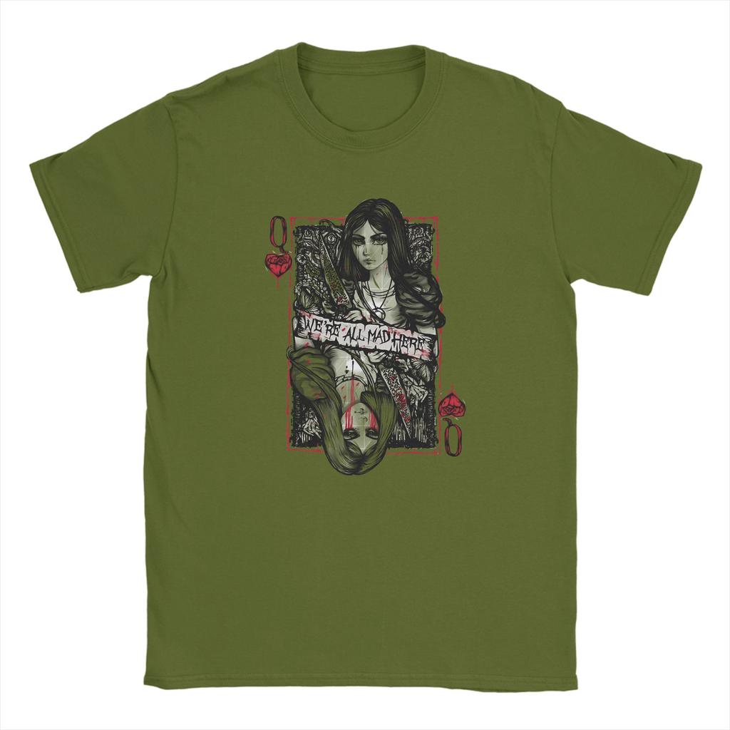 Game AAlice Madness Returns T Shirt Unisex 100 Cotton Unique TShirt Crewneck Pure Madness Tee Shirt Short Sleeve Clothes Original