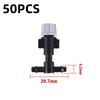 10/50Pcs Adjustable Grey Sprayer Nozzle Kits 4/7mm Hose 2-way 3-way Drip-irrigtion Sprinklers Garden Lawn Atomization Cooling