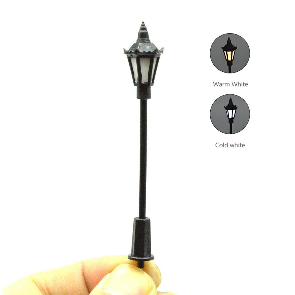 Party Christmas Landscape Lights Garden Street Lamp Outdoor Decorative 1:100 Scale Lights Model