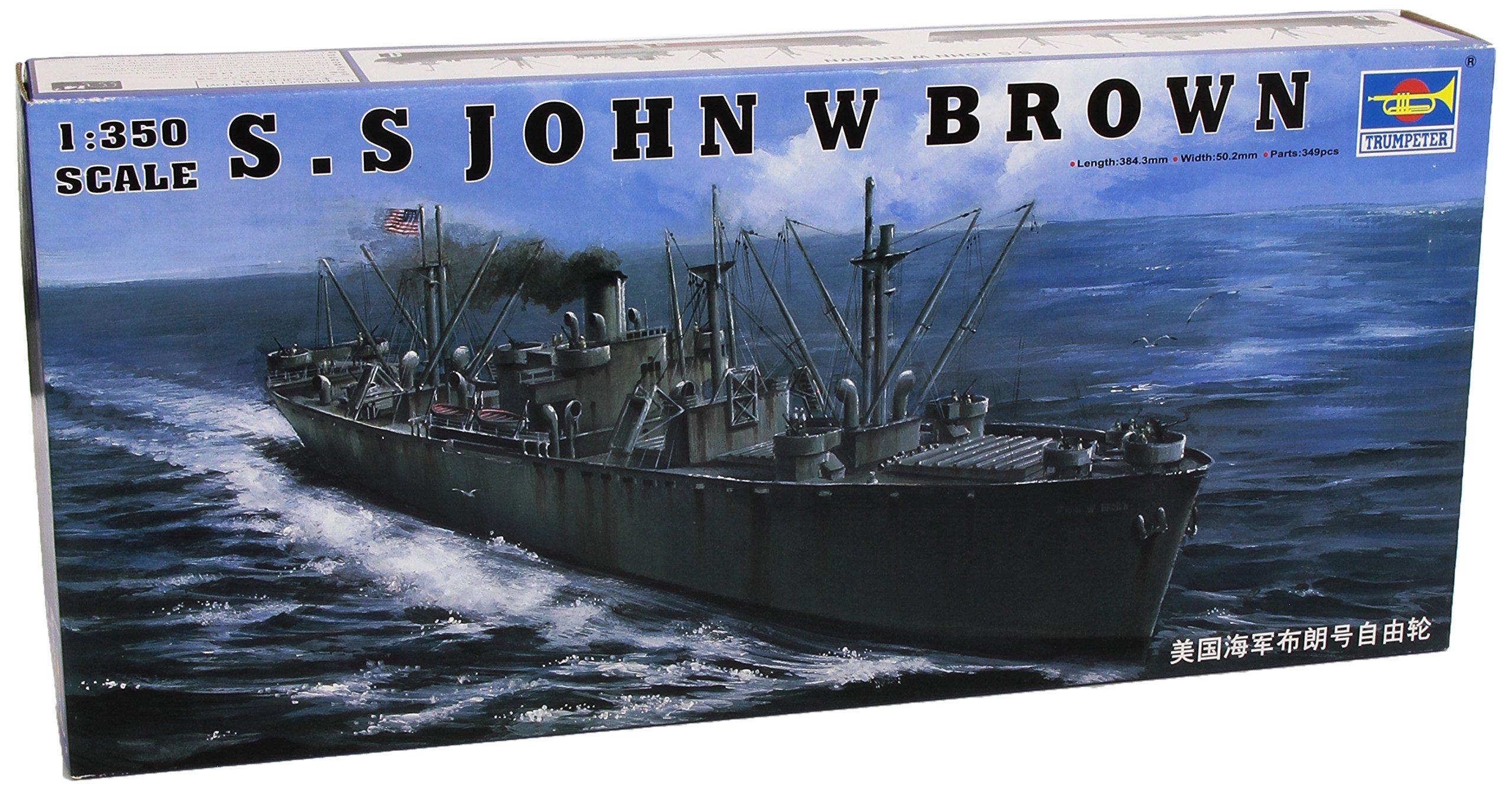 

Trumpeter US Navy Liberty Ship SS John Brown 05308 Plastic Model 1/350 W.