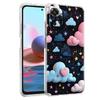 Transparent Phone Case for Redmi 13C 12C 10C Note 13 12 11 11T K40 Gaming Plus Pro 4G 5G Soft TPU Cover Shell Cute Cloud Capas