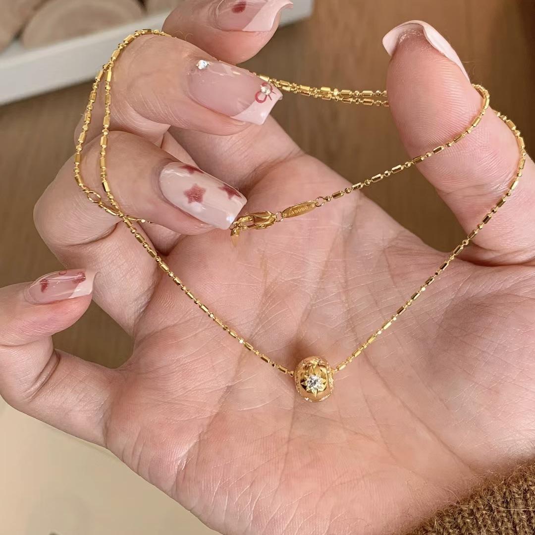 

Retro Korean Xingmang Metal Necklace Temperament Personality Design Sense Niche Fashion Versatile Necklace Women