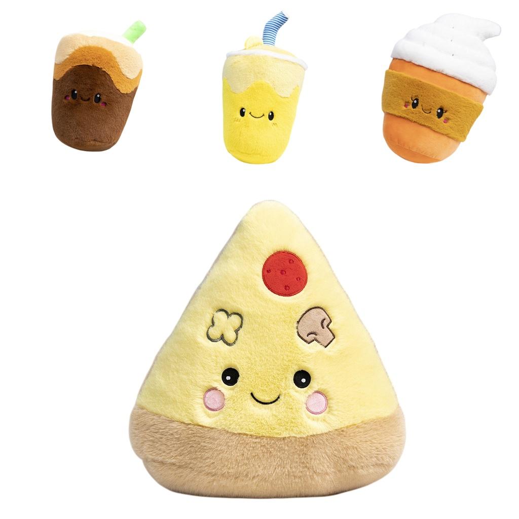 Creative Cartoon Snack And Beverage Little Rabbit Plush Pillow Sofa Cushion Stuffed Toy For Girls