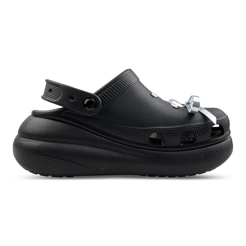 Crocs Classic Crush Casual & Comfortable Hole Shoes Unisex Black