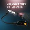 UHF Mini Vysílačka 400-470MHz 0.5W Závěsné Rádio Obousměrné Rádio Jeden Kus